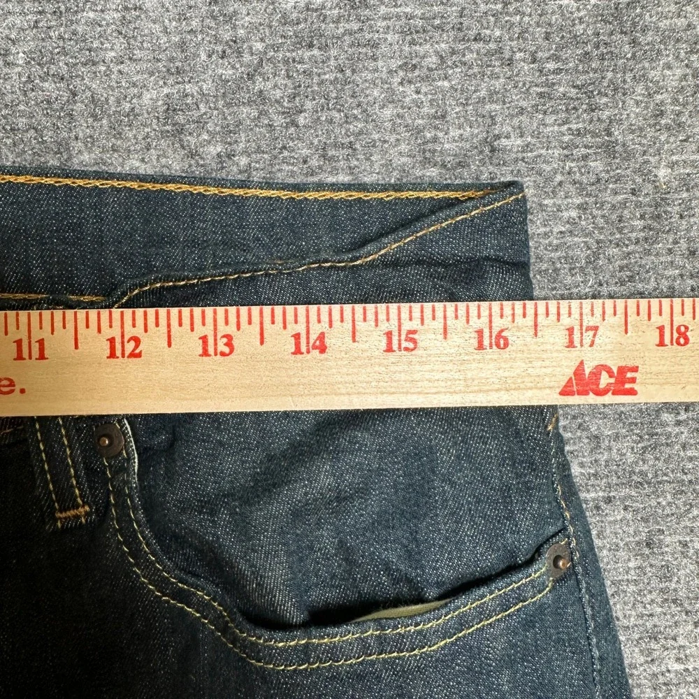 Levis 511 Slim Fit Jeans Mens 34x29 Dark Wash Indigo Denim Stretch 04511-1907